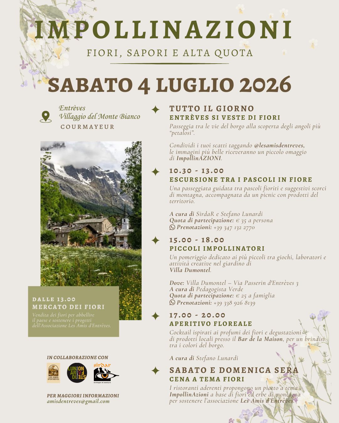 Flyer Impollinazioni 2026